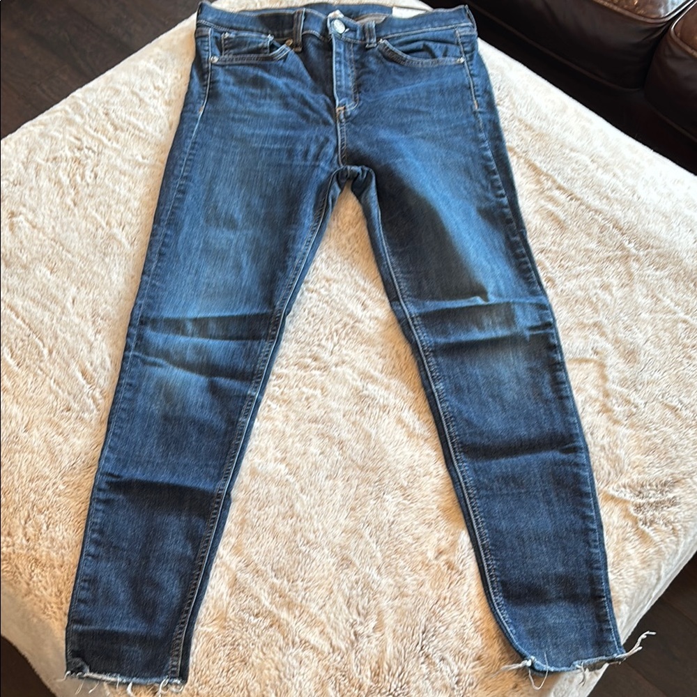 rag & bone Dark Blue Skinny Jeans